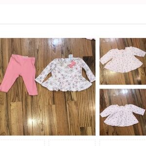 BUNDLE 3 PCS winter fall  BABY Girls   3-6 month CLOTHES